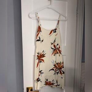 O'Neill floral cream mini dress
